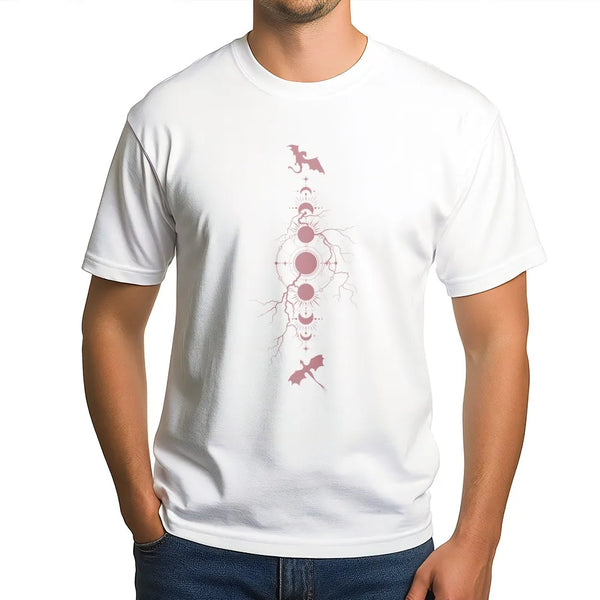 Celestial Dragon T-Shirt | Mystical Moon Phase Graphic Sweatshirt | Premium Soft Blend | Witchy Fantasy Reader Gift