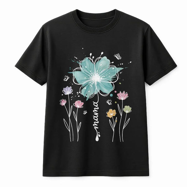 Mama Floral Sweatshirt | Boho Watercolor Wildflower Graphic | Cozy Cotton Blend Pullover | Mothers Day Gift for Mom