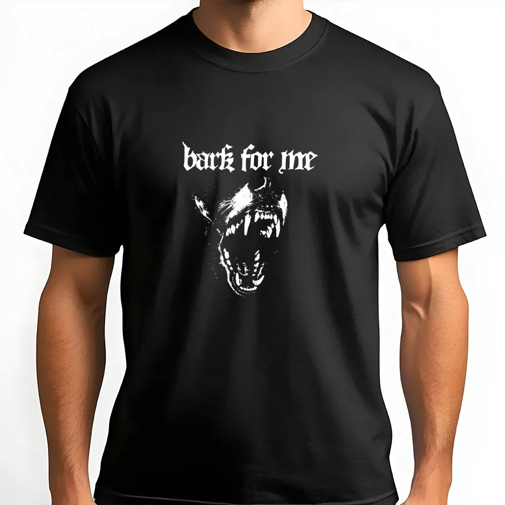 Bark For Me Sweatshirt | Edgy Gothic Dog Graphic Pullover | Soft Cotton Blend | Sarcastic Humor Streetwear Meme Gift
